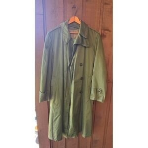 Vintage U.S. Army Korean War Era Trench Coat – Overcoat with‎ Wool Liner